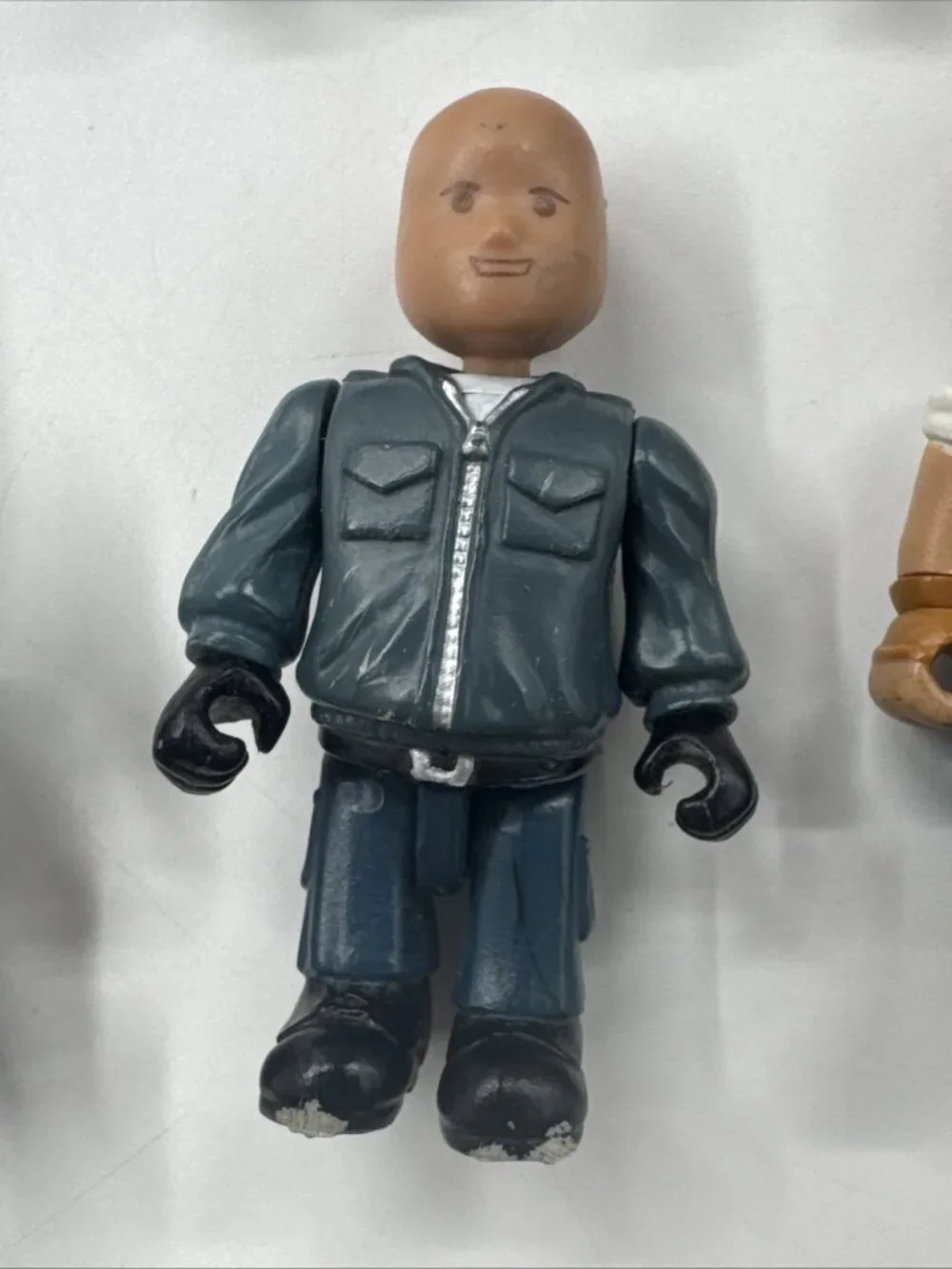 Vintage Mighty World Action Figures Lot of 6 Mike Wrench Spaceman Bald Head Toys